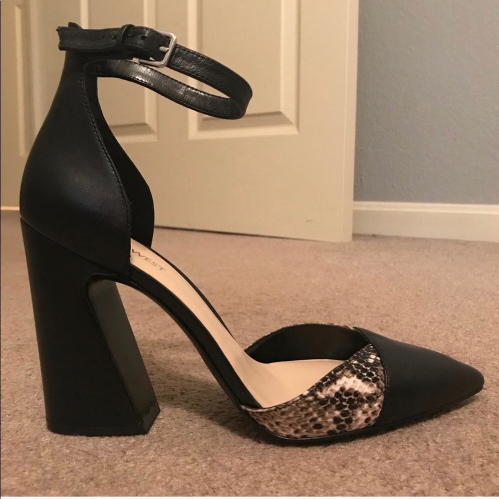 Nine West Snakeskin Heels